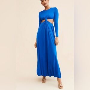 FARM Rio Knotted Cut-Out Maxi Dress